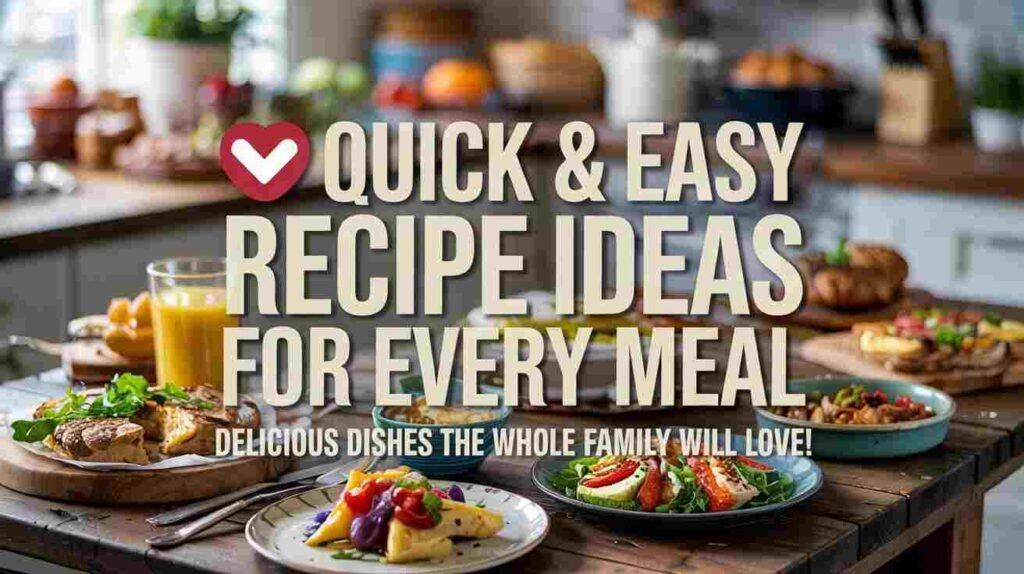 Quick & Easy Recipe Ideas